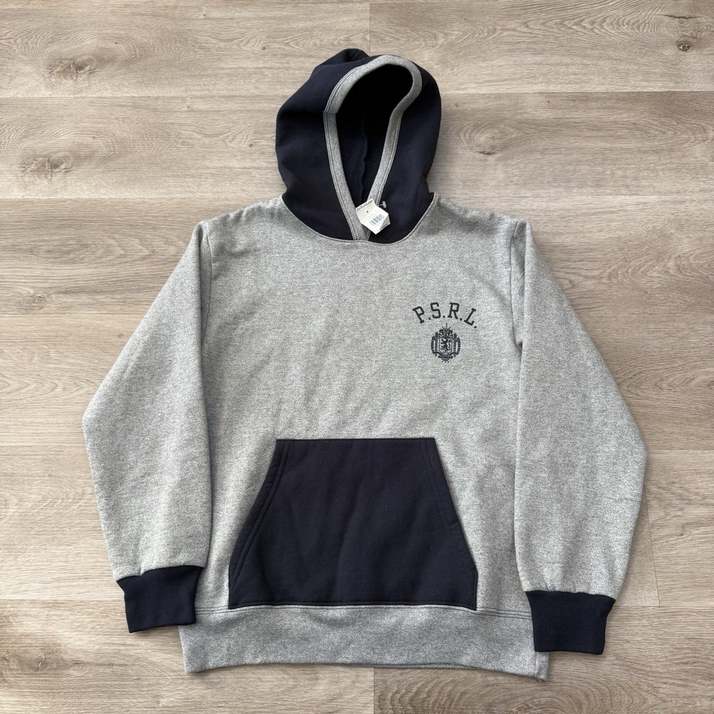 NWT Vintage Polo Ralph Lauren Sport Pullover Hoodie Sweatershirt Youth M (10-12)